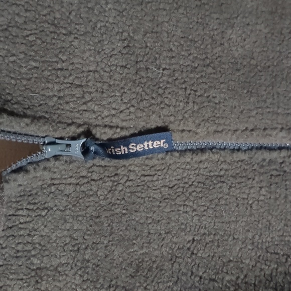 IRISH SETTER* Men's long sleeve Sherpa fleece lined zip front jacket like new - Picture 12 of 15